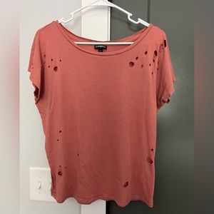 EXPRESS Distressed tee in size medium. Never worn!